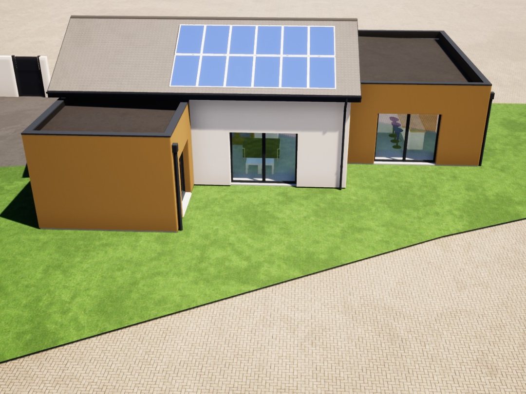Vue 3D du projet de Préaux
